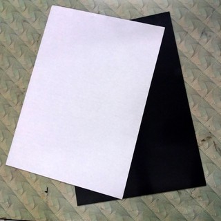 10 pcs Magnetic Sheet 0.80mm with Adhesive A4 Size
