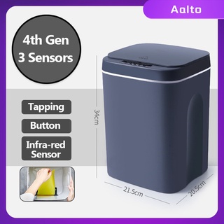 Intelligent Trash Can Automatic Sensor Dustbin Smart Trash Can Electric Waste Bin For Parlor Kitchen