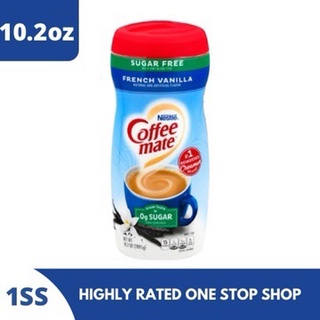 Nestle Coffee mate Creamer, Sugar Free French Vanilla Flavor 10.2 oz.food snack powder