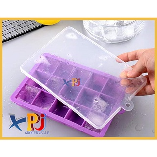 xpj_ph 24/15 SQUARE CELL SILICONE ICE CUBE TRAY WITH COVER