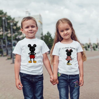 Mickey Mouse Minnie Graphic Cartoon Funny T-Shirt Kids T Shirt Summer Short Sleeve Tshirt