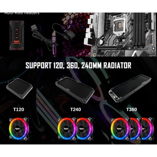 darkFlash 120mm RGB Fan dr12 pro SYNC Cooler PC Case Cooling Fan Set with Controller+Hub RGB 6 pin Computer Case Fan (8)