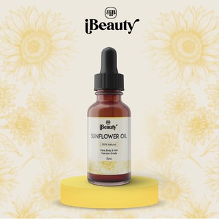 iBeauty, Sunflower Oil, Natural, Organic, Moisturizer, Oil, Skin Care, Skin, Personal Care 15mL (3)