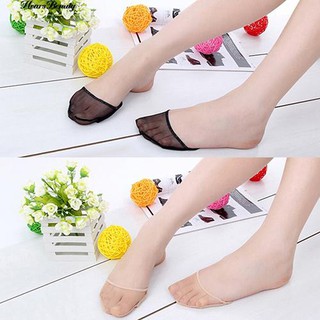 1Pair High Heels Cushions Silicone Dotted Forefoot Insoles