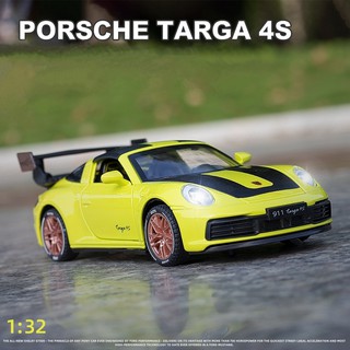 1:32 Porsche Targa 4S Model Car Diecast Toy Vehicle with Box