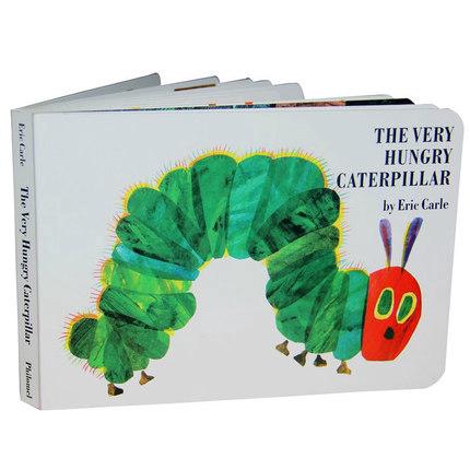 The Very Hungry Caterpillar with Holes By Eric Carle English Picture Card Board Book Velcro Sticker Book