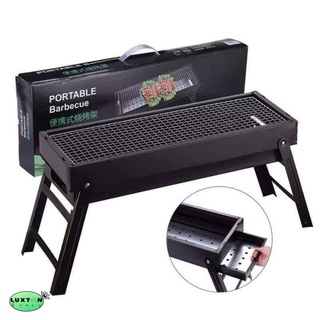 Large Portable Barbeque Grill Bbq Grill Outdoor Grill With Drawable Carbon Slot