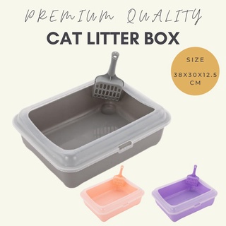 ∋⊙(PREMIUM QUALITY) Cat Kitten Litter Box w/ Scoop