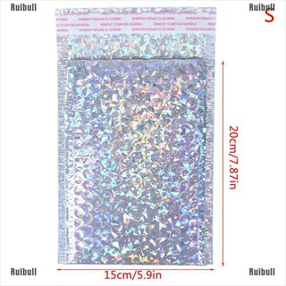 Ruibull♬ 10Pc Packaging Shipping Bubble Mailers Gold Paper Padded Envelopes Gift (4)