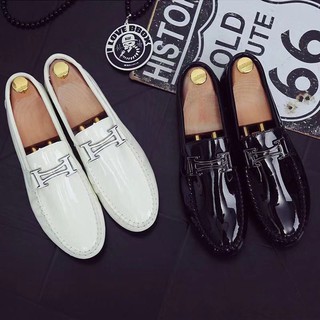 Dean.shops 2021 new leather Loafers Fashion Driving Slip on Casual shoes (ADD ONE SIZE) #A57 (1)