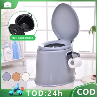 【Bearing 100kg】Portable Mobile Toilet Multi-Function Children And Elderly Potty Detachable toilet (1)