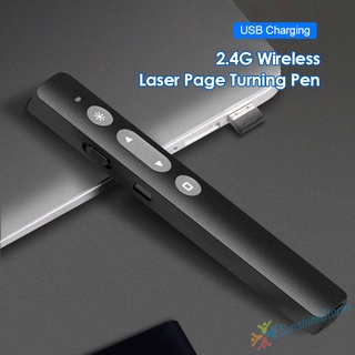Ss.2.4GHz Wireless Flip Pen PPT Slide USB Charging Powerpoint Clicker Pointer