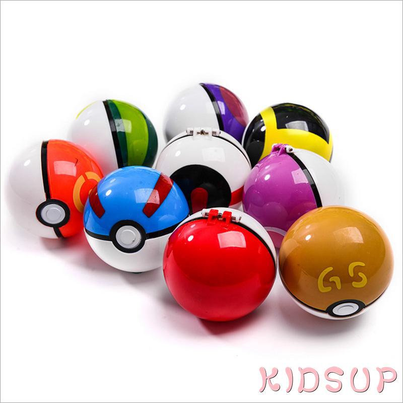SF♫Pokemon Pokeball + Figures Pop-up 7cm Plastic Ball (1)