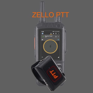 2020 Wireless Bluetooth Hands-free PTT Walkie Talkie Button for Android Low Energy for Zello Work 4