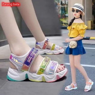✖Girls Sandals 2021 New Fashion Girls Sports Sandals Primary School Summer Little Girls Princess Sho