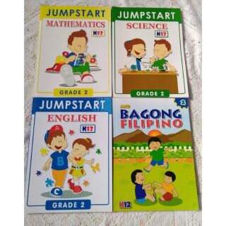 Jumpstart Workbooks Grade 2 (Math,Science,English&Filipino)