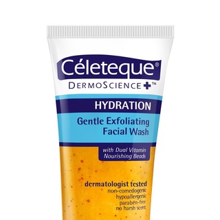 skin care✹❈CELETEQUE DermoScience Hydration Gentle Exfoliating Facial Wash 60ml (1)