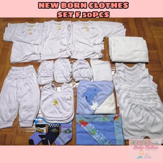 Baby Clothes New Born Clothes Lucky Cj complete set 50 pcs Barubaruan