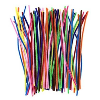 Bendable Pipe Cleaners Chenille Sticks 100 pieces