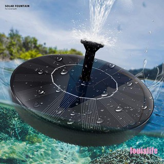 LLPH Solar Powered Fountain Pump Floating Bath Water Panel Garden Pool Pond Watering LLF