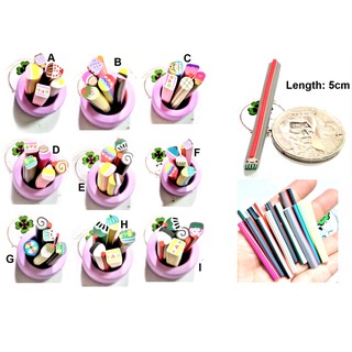 Sweet (Dessert) Fimo Canes | Polymer Sweets | Desserts | UV Resin Essential