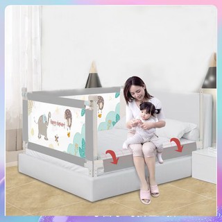 ✨COD✨Bed Rail Guard Slide Down The Crib Fence Bed Railing To Protect The Baby Child Safety Fence
