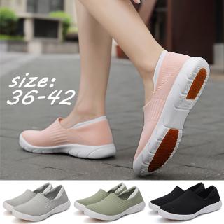 Fashion Running Shoes Sports Shoes Light Breathable Sneakers Women Casual Flat Shoes slip on shoes