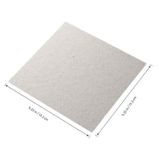 4PCS Insulating Mica Sheet High Temperature Resistance Mica Plates for Microwave Oven (3)