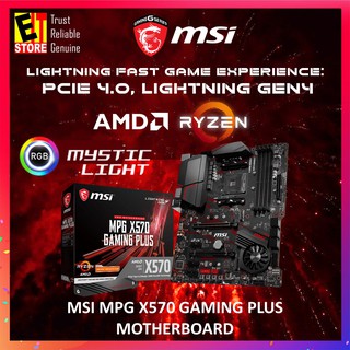 【Spot new products】MSI MPG X570 GAMING PLUS AMD MOTHERBOARD