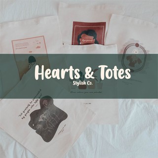 Hearts & Totes | Gift Sets | Self-love | Tote Bag | Canvas Bag | STYLISH CO.