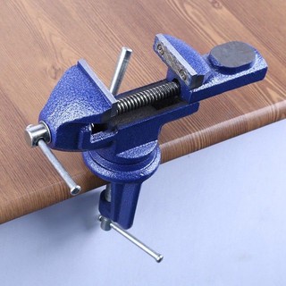 Bench vise swivel table clamp 60mm heavy duty vice clip