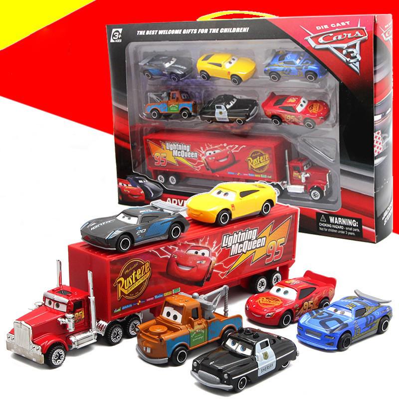 Disney Pixar Cars McQueen Toys Model Birthday Gift For Kids