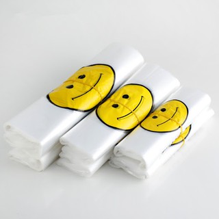 100PCS LOVELY SHOPPING BAGS SUPERMARKET PLASTIC BAGS WITH HANDLE FOOD PACKAGING CARRY OUT BAGS (9)