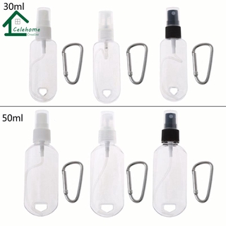Portable Alcohol Spray Bottle Empty Hand Sanitizer Empty Holder Hook Keychain CELEH