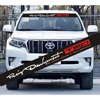 car accessories✁✧#carsticker #sticker #car #carbadge Car TRD sticker Toyota windshield sticker A-7