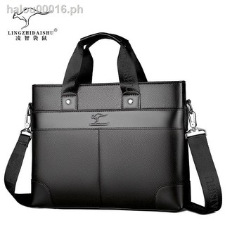 ready stock∈﹉Men s briefcases, cross-section handbags, men s business bags, computer bags, men s bags, shoulder bags, casual fashion leather bags, men s bags