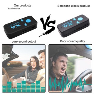 【RB】Portable USB Bluetooth Aux Audio Receiver Adapter 3.5mm Jack Handsfree Car Kit