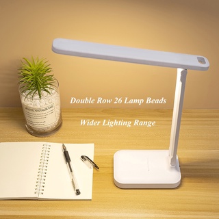 ✿♠Simple Study Lamp LED Dimming Desk Lamp USB Rechargeable Phone Holder Table Lamp Student Night Lam (5)