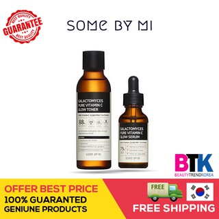 [SOMEBYMI] Galactomyces Pure Vitamin C Glow Toner, Serum (Whitening Skin) - Best Korean Cosmetics + Freebies