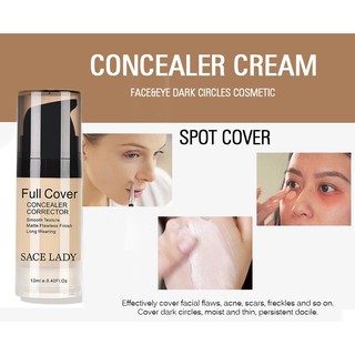 Mimi Beauty Philippines SACE Lady Concealer Cream Full Cover Makeup Liquid Concealer Foundation FM12