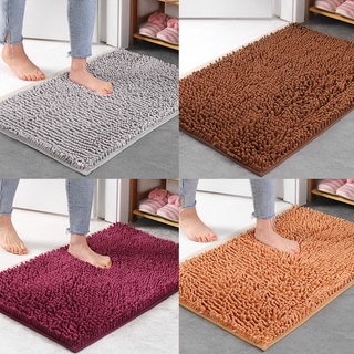 Anti Slip Rectangle Floor Mat Doormat Microfiber Chenille Bathmat Quality Karpet for Bathroom