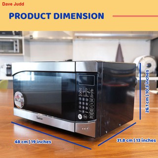 ♟❍◕Astron MW-2322 Stainless 23L Digital Microwave Oven (900W) | 1 Year Warrantyคุณภาพสูง