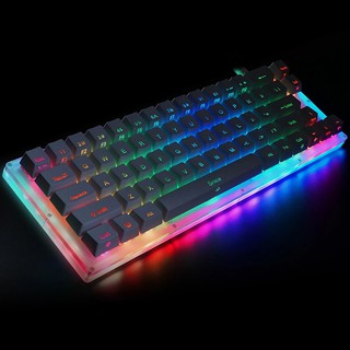 Womier k66 Custom Mechanical Keyboard Kit 65% 66 PCB Case Hot Swappable Switch Support lighting effects with RGB switch led