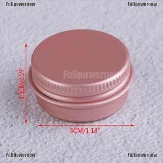 FPN 10ps Empty Aluminum Pot Jars Cosmetic Containers With Lid Eye cream Aluminum box [BEAUTY] (9)