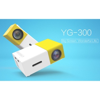 【Ready Stock】❀℡Portable Pocket HD 1080P Led Home Mini Projector YG300