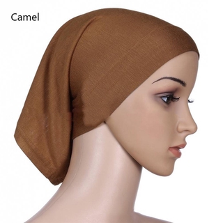 Muslim Cap Cotton Cover Headwrap Under Scarf Fashion Islamic Head Scarf Women Headscarf Inner Hijab Caps Islamic Underscarf Ninja Scarf (5)