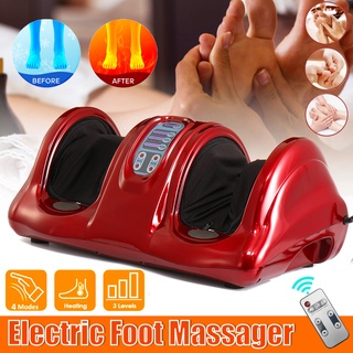2kNo Electric Heating Foot Body Massager 220V Relaxation Kneading Roller Vibrator Machine Reflexolog