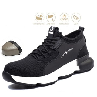 Safety shoes, breathable, anti-smash, anti-piercing protective shoes, non-slip wear-resistant work shoes (1)