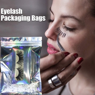 10 Pieces Pack / Multifunction Resealable Aluminum Foil Self Sealed Storage Bag / Ziplock Smell Proof Bags For Party Favor Food Storage / Holographic Laser Color Foil Pouch / Jewelry Accessories,Cosmetic,Gifts,DIY Packaging Bag (6)