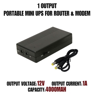 UPS Power Supply Mini UPS For CCTV Camera With Battery For Router Wifi Modem